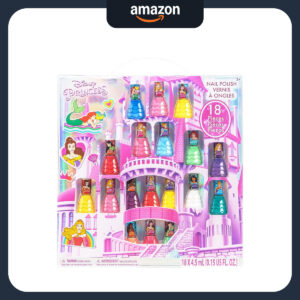 B084P9XB4P.jpg Disney Princess 18-Piece Peel-Off Nail Polish Set for Kids