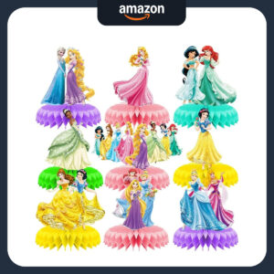 B0FFSX8KCP.jpg Disney Princess Honeycomb Centerpieces for Birthday Parties