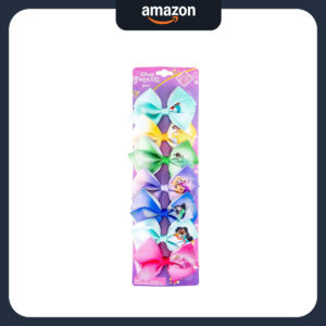 B09FTB31ZN.jpg Disney Princess Hair Accessory Gift Set for Girls (7 Pcs)