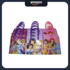 B00P34QI18.jpg Disney Princess Party Favor Gift Bags - 6-Inch (12 Pack)