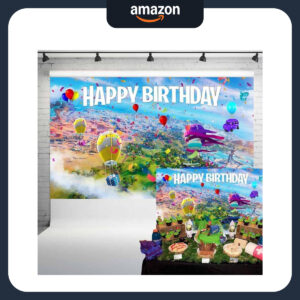 B0DP8RNLPM.jpg Battle Royale 5x3 Ft Backdrop for Kids Birthday Party Decor