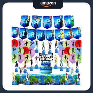 B0FBGTQNRK.jpg Fortnite Birthday Party Decorations: Banner, Balloons & Decor