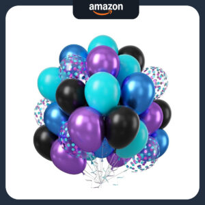 B0CY5CV9WL.jpg 60pc Galaxy Balloon Arch Kit for Fortnite Birthday Party Decor