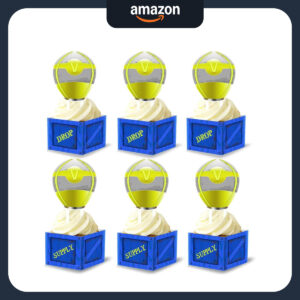B07R8Z4M5M.jpg Fortnite Themed Cupcake Toppers and Wrappers - 20 Piece Set