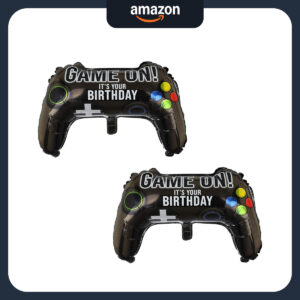 B07SQ3MDLS.jpg Fortnite Gaming Birthday Party Decorations: Controller Balloons