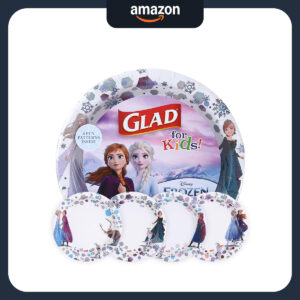 B0BZWF4GBK.jpg Glad for Kids Disney Frozen Paper Plates, 8.5 Inch, 40 Count