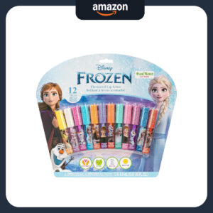 B0D269QYKD.jpg Disney Frozen 12-Piece Plant-Based Lip Gloss Set for Kids