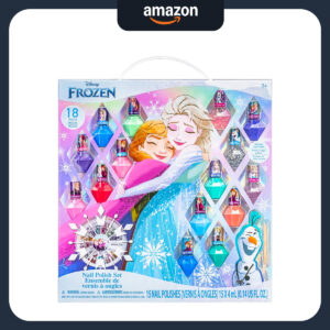 B0B2WQH226.jpg Townley Girl Disney Frozen Peel-Off Nail Polish Set (18 Pc)