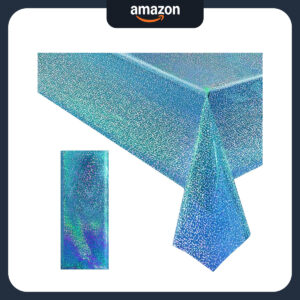 B0BWS5YBGZ.jpg Blue Holographic Laser Tablecloth for Frozen Theme Parties