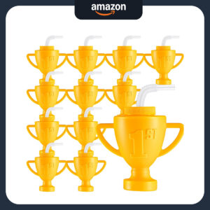 B0CC2N6H95.jpg 12 Pcs Race Car Trophy Cups with Straws for Themed Parties