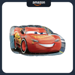 B06Y43VYKS.jpg Lightning McQueen Foil Balloon for Cars Themed Party Decor