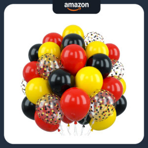 B0C7KPB8DT.jpg Race Car Birthday Balloon Set: Red, Yellow & Black Latex Decor