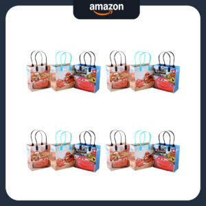 B07J69PKT7.jpg Disney Cars McQueen Party Favor Goodie Bags - 12 Pack