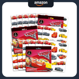 B071W9JJYZ.jpg Disney Cars 3 Sticker Sheets: 200+ Party Favors for Kids