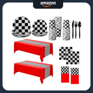 B0CH2TR9CX.jpg Racing Car Birthday Party Supplies Tableware Set for 20 Guests