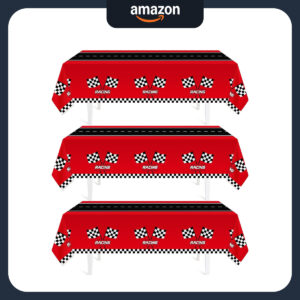 B0CNLCSK9V.jpg Racing Car Tablecloth for Kids Birthday Party, 54'' x 108