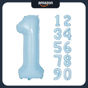 B0CQRDRB9Y.jpg 40-Inch Matte Blue Number Balloon for Little Blue Truck Party
