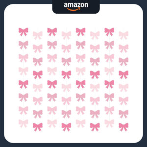 B0D9LJ9V1P.jpg Pink Bow Hanging Banner Set for Party Backdrop & Wall Decor