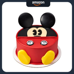 B07KF255LK.jpg Disney Mickey Mouse Cake Topper Set for Birthday Party Decor