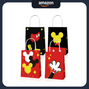 B0FJ1P76DV.jpg 12 Pcs Mickey Mouse Party Favor Bags for Birthday Treats