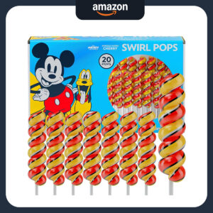 B0DXFGTJ4V.jpg Mickey Mouse Swirl Lollipops 20pk for Party Favors