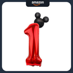 B0CLCLRXDQ.jpg Mickey Mouse 1st Birthday Number Balloon Party Decorations