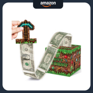 B0DBHXNTDQ.jpg Minecraft Pixel Game Money Pull Box for Birthday Cash Gifts