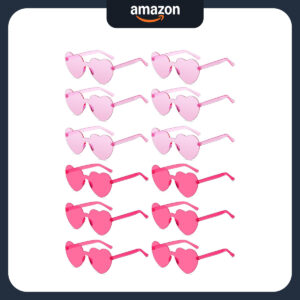 B0C3GG759F.jpg Minnie Mouse Heart Shaped Sunglasses for Party Favors
