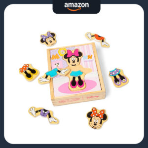 B00P2SL9YG.jpg Melissa & Doug Minnie Mouse Dress-Up Wooden Puzzle for Toddlers