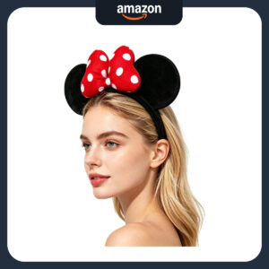B0CXMB7M2L.jpg ODOCARE Handmade Minnie Mouse Ears Headband for Costume Parties