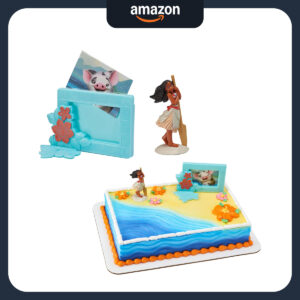 B01M4S9HNQ.jpg DecoSet Disney Moana Cake Topper Set with Figurine & Frame