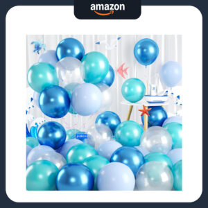 B0CCRCN6W6.jpg Teal and Blue Balloon Arch Kit for Ocean Theme Party Decor
