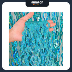 B0C3WXBDXK.jpg Teal Wavy Foil Fringe Curtains for Nemo Party Backdrops