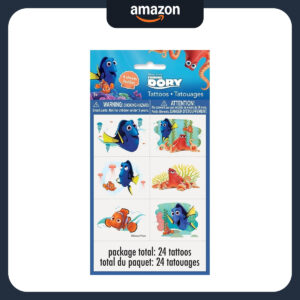 B01EN2ALUE.jpg Finding Dory Temporary Tattoos for Nemo Party Favors (24 Pcs)
