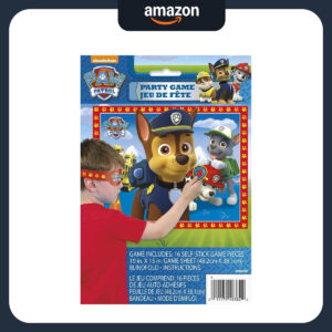 B00ZCZQZ9S.jpg Paw Patrol Party Game for Kids: 16-Player Activity Set