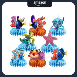 B0G2LXV822.jpg 8Pcs Finding Nemo Table Centerpieces for Kids Birthday Parties