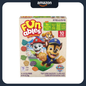 B08W8SLCKN.jpg Funables PAW Patrol Fruit Flavored Snacks, 10 Count Pack