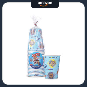 B08R7XHFTX.jpg Glad for Kids Paw Patrol Paper Cups, 9 oz, 20 Count