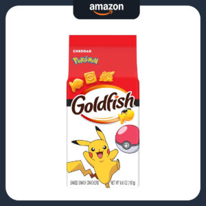 B0FTJCGZKQ.jpg Goldfish Pokémon Cheddar Cheese Crackers 6.6 Oz Bag