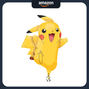 B00JZOVC22.jpg Pikachu Shape Foil Balloon 31-Inch for Pokémon Party Decor
