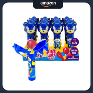 B0D68C19PG.jpg Sonic the Hedgehog Lollipop Holder Party Favors - 12 Pack