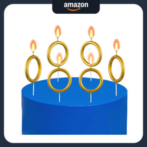 B0FGXHCC1Q.jpg 6 Pcs Sonic Themed Gold Ring Birthday Cake Candles Set