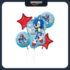 B0B5JWG4QC.jpg Sonic the Hedgehog Bouquet Balloons for Party Decorations
