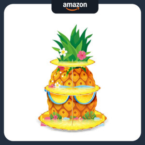 B0BZ8HMBL3.jpg 3-Tier Pineapple Cupcake Stand for SpongeBob Party Decor