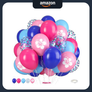 B0F2HN9QQ3.jpg Stitch Birthday Party Balloon Set: Pink & Blue Decor Kit