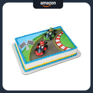 B00SP0QZS8.jpg DecoSet Mario Kart Cake Topper Set for Birthday Party Decor