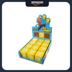 B003L8H6QY.jpg Super Mario Bros. Coin Candies Display Box - 12 Count