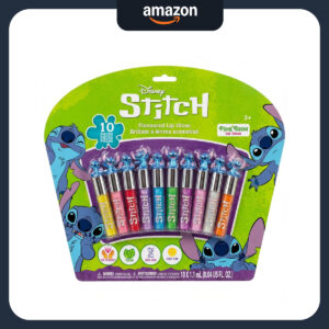 B0D2671V59.jpg Disney Stitch 10-Piece Plant-Based Lip Gloss Set for Kids