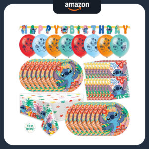 B0DGHP8W7C.jpg Lilo and Stitch Birthday Party Decorations Set for 16 Guests