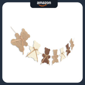 B0G1R8XHCQ.jpg We Can Bearly Wait Teddy Bear Garland for Baby Shower Decor